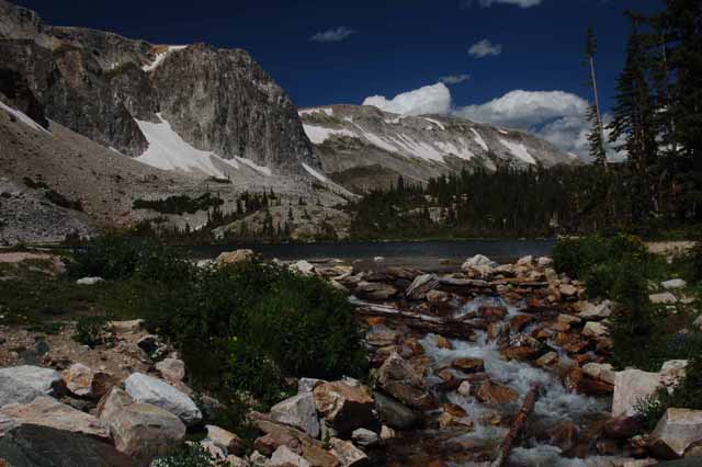 Medicine Bow Range and Lake Marie